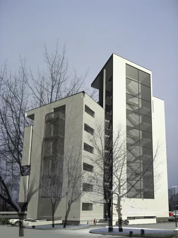 DAUDZDZĪVOKĻU DZĪVOJAMĀS ĒKAS APBŪVES PRIEKŠLIKUMS / Rīga, Krasta iela b/n / 2005/02