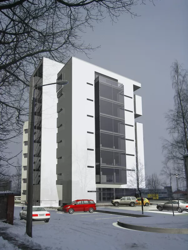 DAUDZDZĪVOKĻU DZĪVOJAMĀS ĒKAS APBŪVES PRIEKŠLIKUMS / Rīga, Krasta iela b/n / 2005/02