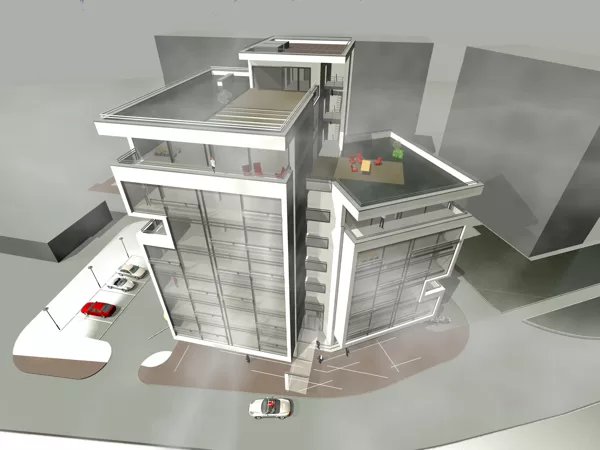 DAUDZDZĪVOKĻU DZĪVOJAMĀS ĒKAS APBŪVES PRIEKŠLIKUMS / Rīga, Krasta iela b/n / 2005/02