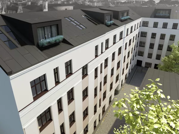 RECONSTRUCTION OF TWO APARTMENT HOUSES Riga, E.B.Upisa street / Project 2015-2018