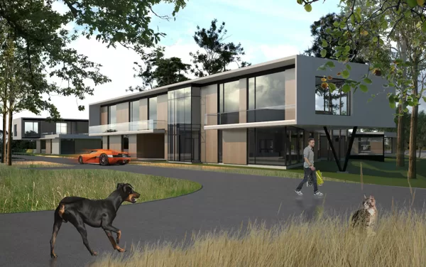 Exclusive building of private houses. Marupes region, Marupe / Project proposal 2014