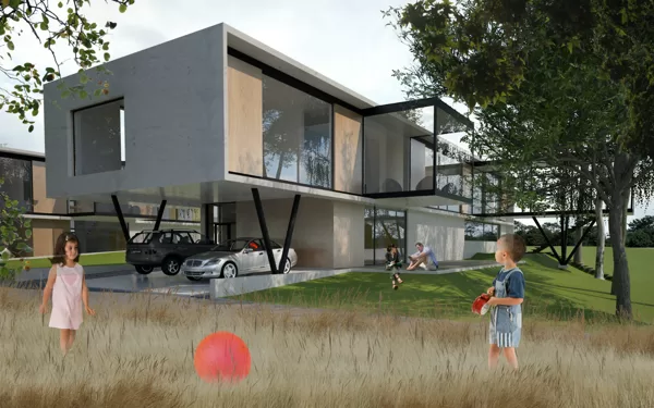 Exclusive building of private houses. Marupes region, Marupe / Project proposal 2014