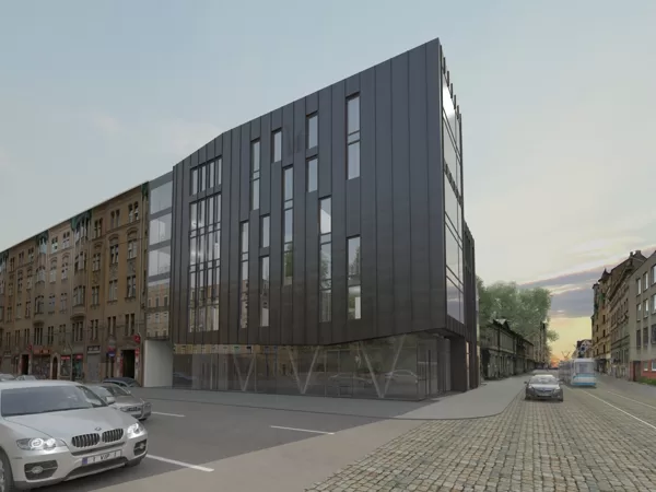 Residential and office building proposal. Riga, Kr.Barona street 72 / Competition 2014