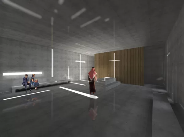 Chapel building. Tetele, Cenu region / Project proposal 2014