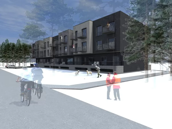 RESIDENTIAL HOUSE / Riga, Vecaku prospekts / Project proposal 2010