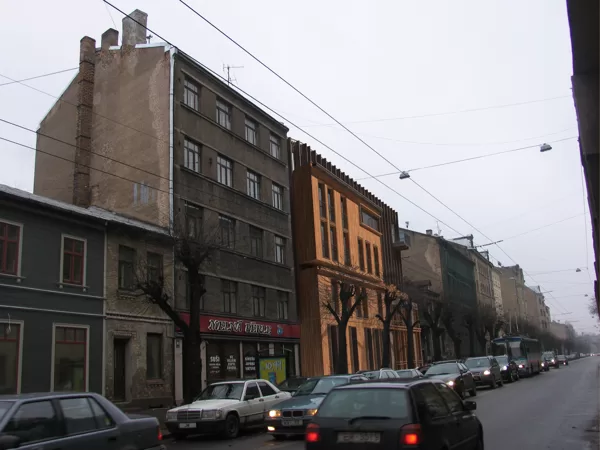 COMPETITION. RESIDENTIAL BUILDING / Riga, Gertrudes street 85 / 2007/01