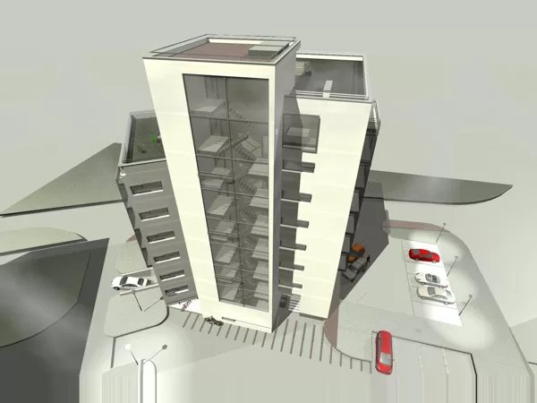 COMPETITION. RESIDENTIAL BUILDING / DIVIDED 1ST PLACE Riga, Krasta street / 2005/01