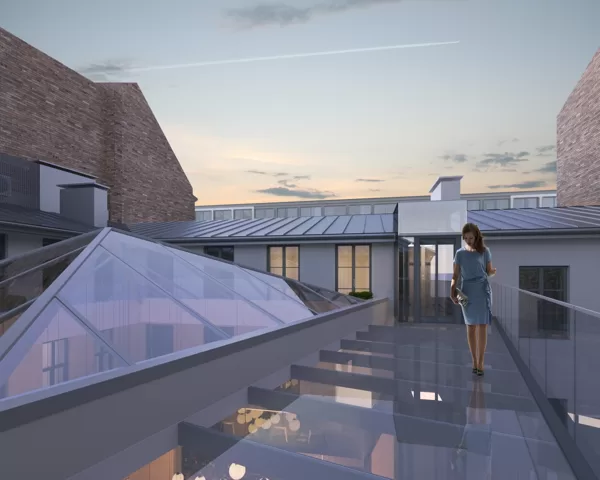 BIROJU ĒKAS PĀRBŪVE PAR VIESNĪCU / Rīga, Dzirnavu iela 59 / Projekts 2019-2020