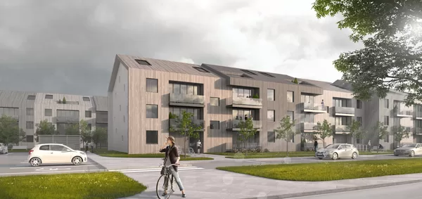COMPLEX OF RESIDENTAL HOUSES / Marupe, Gaujas street 5a,b,c / Competition 2019