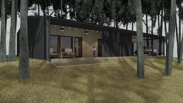 EKO KOKA KARKASA DZĪVOJAMĀ ĒKA / Rīga / Projekts 2021