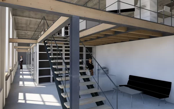 AKTU ZĀLES PĀRBŪVE PAR 2.ST. BIROJU TELPĀM / Rīga, K.Ulmaņa gatve 1 / Projekts 2022