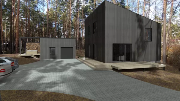 EKO KOKA KARKASA DZĪVOJAMĀ ĒKA / Rīga, Zēģeļu iela 6 / Projekts 2021-2022