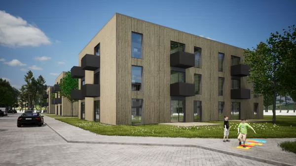 Daudzdzīvokļu dzīvojamo ēku apbūves priekšlikums Rīga Brailas iela 23 / Projekts 2022